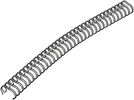 Grzbiety do bindownic - Renz preferencyjny ring wire drut grzebień do łączenia elementów w 3: 1, podziału 34 pętli, średnica 16.0 MM, 5/8 cala, czarny 311600134 - miniaturka - grafika 1