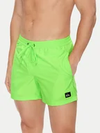 Kąpielówki męskie - Quiksilver Szorty kąpielowe Everyday Solid Volley 15 EQYJV04120 Zielony Regular Fit - miniaturka - grafika 1