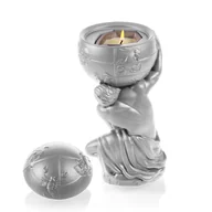 Świeczniki - Świecznik Atlas White Poli - miniaturka - grafika 1