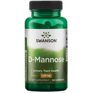 Suplementy naturalne - SWANSON D-Mannose 700 mg (60 kaps.) - miniaturka - grafika 1