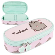 Piórniki - St. Majewski Piórnik Szkolny Saszetka Usztywniona Z Wewnętrzną Klapką Etui Na Przybory Szkolne Pusheen Pink - miniaturka - grafika 1