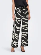 Spodnie sportowe damskie - ONLY Spodnie "Nova" w kolorze czarno-beżowym - miniaturka - grafika 1