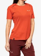 Koszulki i topy damskie - Koszulka damska Salewa Pedroc PTC Delta T-Shirt - flame - miniaturka - grafika 1