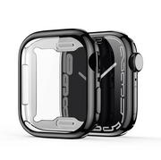 Akcesoria do smartwatchy - Dux Ducis Samo etui do Watch 7 45mm elastyczny pokrowiec na zegarek czarny - miniaturka - grafika 1