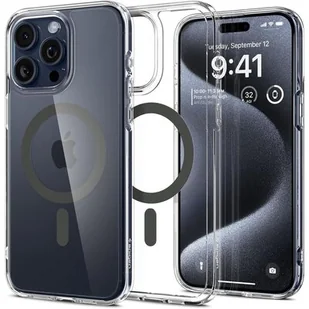 Spigen Ultra Hybrid MAG iPhone 15 Pro 6.1" Magsafe grafitowy/graphite ACS06716 - Etui i futerały do telefonów - miniaturka - grafika 1