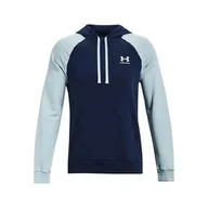 Bluzy sportowe męskie - Bluza sportowa męska Under Armour Rival Fleece Color Blockhoodie - miniaturka - grafika 1