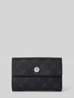 Portfele - Portfel ze wzorem z logo model ‘cosma’ - miniaturka - grafika 1