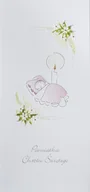Albumy inne - Karnet Chrzest DL C09 Niemowlę dziewczynka - miniaturka - grafika 1