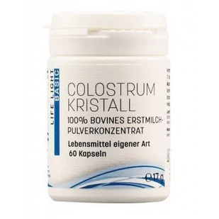 Life Light, Colostrum Kristall, 100% Sproszkowana Siara Bydlęca, 60 kaps. - Układ nerwowy - miniaturka - grafika 1