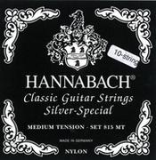 Struny gitarowe  - Hannabach 652611 Klassikgitarrensaiten Serie 815 für 8/10 saitige Gitarren/Medium Tension Silver Special - E1 652611 - miniaturka - grafika 1