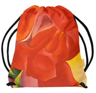 Worek czerwona kanna Georgia O’Keeffe-Standard - Torby szkolne - miniaturka - grafika 1