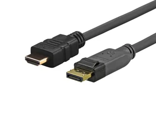 Vivolink 5.0m Displayport - HDMI 5 m Czarny - Adaptery i przejściówki - miniaturka - grafika 1