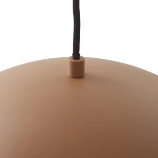 Lampa wisząca LED Lucande Lythara, brązowa, Ø 50 cm, aluminium - Lampy sufitowe - miniaturka - grafika 4