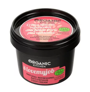 ORGANIC KITCHEN ORGANIC KITCHEN Naturalny orzeźwiający krem do stóp Usuwający zmęczenie - Kocham moją pracę, 100 ml 18545 - Pielęgnacja stóp - miniaturka - grafika 1