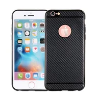 Etui i futerały do telefonów - NoName Etui Carbon Fiber iPhone 8 Plus czarny /black - miniaturka - grafika 1