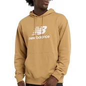 Bluzy męskie - Bluza New Balance MT41501GIN - żółta - miniaturka - grafika 1