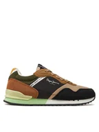 Buty dla chłopców - Pepe Jeans Sneakersy London Class B PBS40008 Czarny - miniaturka - grafika 1