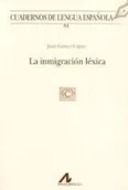 Książki do nauki języka hiszpańskiego - Inmigracion lexica - Juan Gómez Capuz - książka - miniaturka - grafika 1