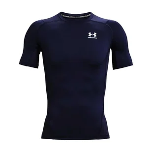 Koszulka męska Under Armour  HG Armour Comp SS-NVY XL - Koszulki męskie - miniaturka - grafika 1