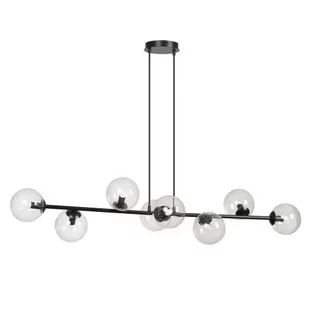 Emibig ROSSI 8 BL TRANSPARENT 874/8 lampa wisząca 8x40W/E14 IP20 874/8 - Lampy sufitowe - miniaturka - grafika 1