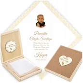 Kombinezony dla dzieci - Szatka do Chrztu z Imieniem Biała Szatka na Chrzest ze ZDJĘCIEM PUDEŁKO szt - miniaturka - grafika 1