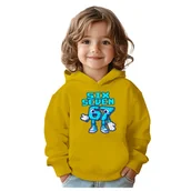 Bluzy dla dziewczynek - BLUZA DZIECIĘCA Z KAPTUREM 67 SIX SEVEN KLOCKI VIRAL 134-140 PREZENT - miniaturka - grafika 1