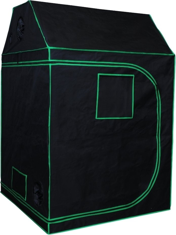 Mucola Szklarnia Namiot Roślinny Growbox Namiot Hodowlany Namiot Ciemnia Zimna Rama Czarny Zielony - 120x120x180cm