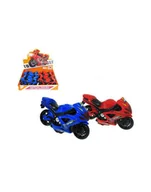 Samochody i pojazdy dla dzieci - hipo Motocykl 21cm światło dźwięk 2 kolory ST22-2 mix cena za 1 szt - miniaturka - grafika 1