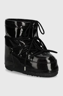 Moon Boot śniegowce MB ICON LOW GLITTER kolor czarny 80D1409440 N001 - Śniegowce damskie - miniaturka - grafika 1