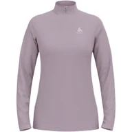 Bluzy sportowe damskie - Bluza techniczna damska ODLO Essential Light Mid Layer 1/2 zip - miniaturka - grafika 1