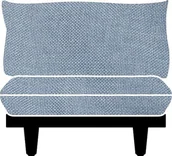 Akcesoria i części AGD - Pokrowiec na fotel Paletti niebieski materiałowy - miniaturka - grafika 1