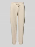 Spodnie sportowe męskie - Spodnie dresowe o kroju regular fit z mieszanki bawełny - miniaturka - grafika 1