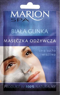 Marion Maseczka odżywcza Biała glinka 8g - Maseczki do twarzy - miniaturka - grafika 4