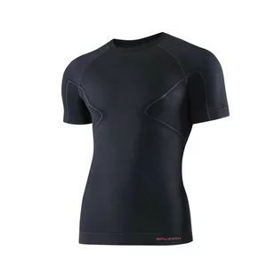 Termoaktywna koszulka męska Brubeck Active Wool SS11710 black - M - Bielizna sportowa męska - miniaturka - grafika 1