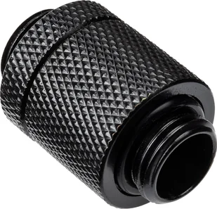 Alphacool Alphacool ES D-Plug, 20mm, G1/4 AG auf G1/4 AG - Deep Black 17579 - Chłodzenie wodne - miniaturka - grafika 1