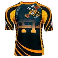 Koszulki sportowe męskie - Koszulka fitness męska EXTREME HOBBY ANGRY WASP kompresyjna - miniaturka - grafika 1