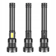 Latarki - Mocna Latarka Akumulatorowa Xhp160 Led Szperacz Reflektor Taktyczna Zoom - miniaturka - grafika 1