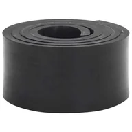 Zamiatarki - vidaXL Gumowa krawędź do pługa śnieżnego czarna 150x10x1 cm - miniaturka - grafika 1