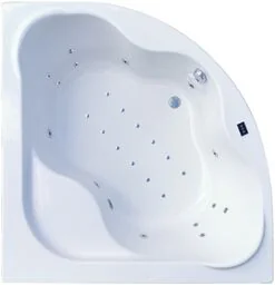 Wanna z hydromasażem narożna symetryczna SC011-WS 140x140 cm - Wanny z hydromasażem Wanna z hydromasażem narożna symetryczna SC011-WS 140x140 cm - Wanny z hydromasażem - miniaturka - grafika 1