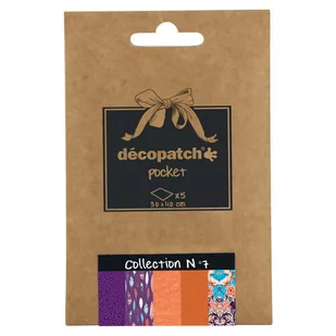 Decopatch Torba na decopatch nr 7 z 5 różnych papierach DP007O - Decoupage - miniaturka - grafika 1