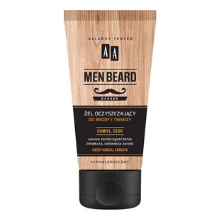 AA Men Beard żel oczyszczający do brody i twarzy 150ml - Kosmetyki i akcesoria do pielęgnacji brody - miniaturka - grafika 1