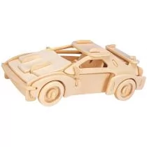 Eureka łamigłówka drewniana Gepetto: Samochód rajdowy (Race Car) - Łamigłówki - miniaturka - grafika 1