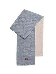 Bickley + Mitchell Męskie gofry dzianinowa damska szalik z podszewką miś 2055-02-9-32, indygo melee, jeden rozmiar, Indigo MELEE, jeden rozmiar - Apaszki i szaliki męskie - miniaturka - grafika 1