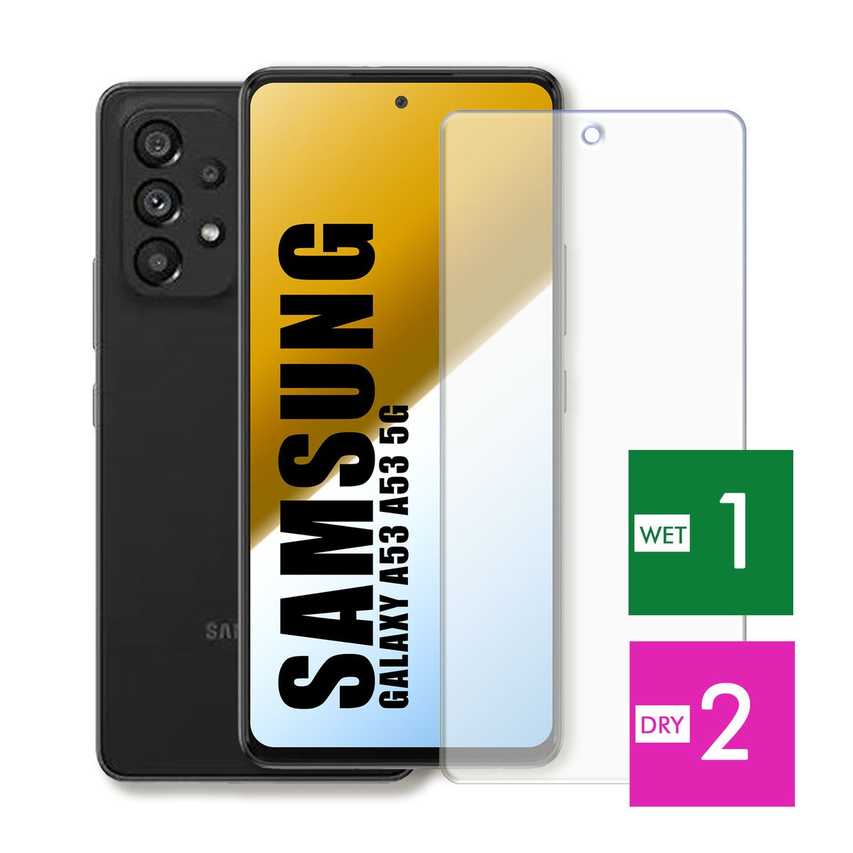 WZMOCNIONE SZKŁO DO SAMSUNG GALAXY A53 A53 5G SZYBKA HARTOWANE 9H JAKOŚĆ