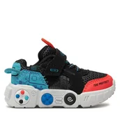 Buty dla chłopców - Sneakersy Skechers Lil Gametronix 402262N/BKMT Czarny - miniaturka - grafika 1