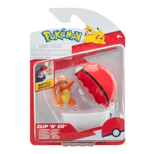 PKW - Clip 'N' Go (Charmander #1 with Poké Ball) W18 - Figurki dla dzieci - miniaturka - grafika 1
