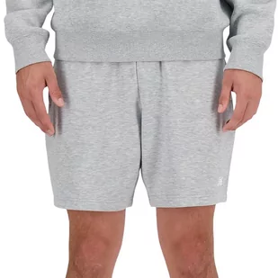 Spodenki New Balance MS41520AG - szare - Spodnie sportowe męskie - miniaturka - grafika 1