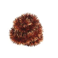 Ozdoby bożonarodzeniowe - Łańcuch choinkowy grubo / cienko cięty 10 x 300 cm brązowy - miniaturka - grafika 1