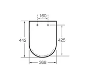 Deski sedesowe - Roca Inspira Deska wolnoopadająca beżowa A80152265B - miniaturka - grafika 1