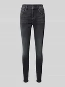 Spodnie damskie - Jeansy o kroju skinny fit z 5 kieszeniami - miniaturka - grafika 1